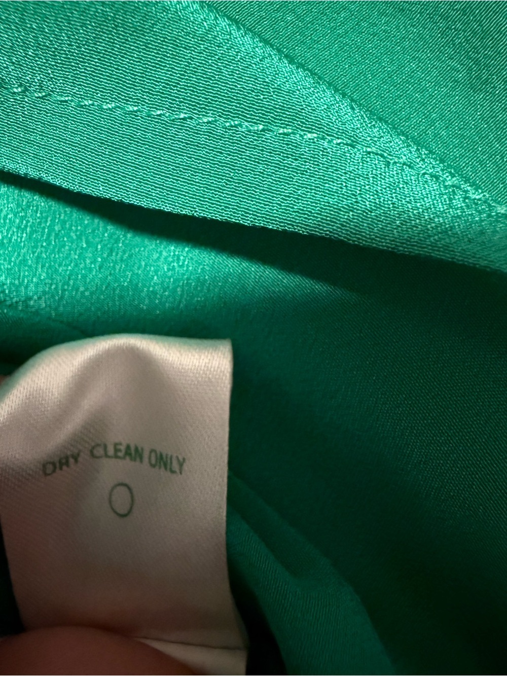 Lilly Pulitzer Emerald Green Smocked Yoke Long-Sleeve Blouse #83 - Picture 4 of 6